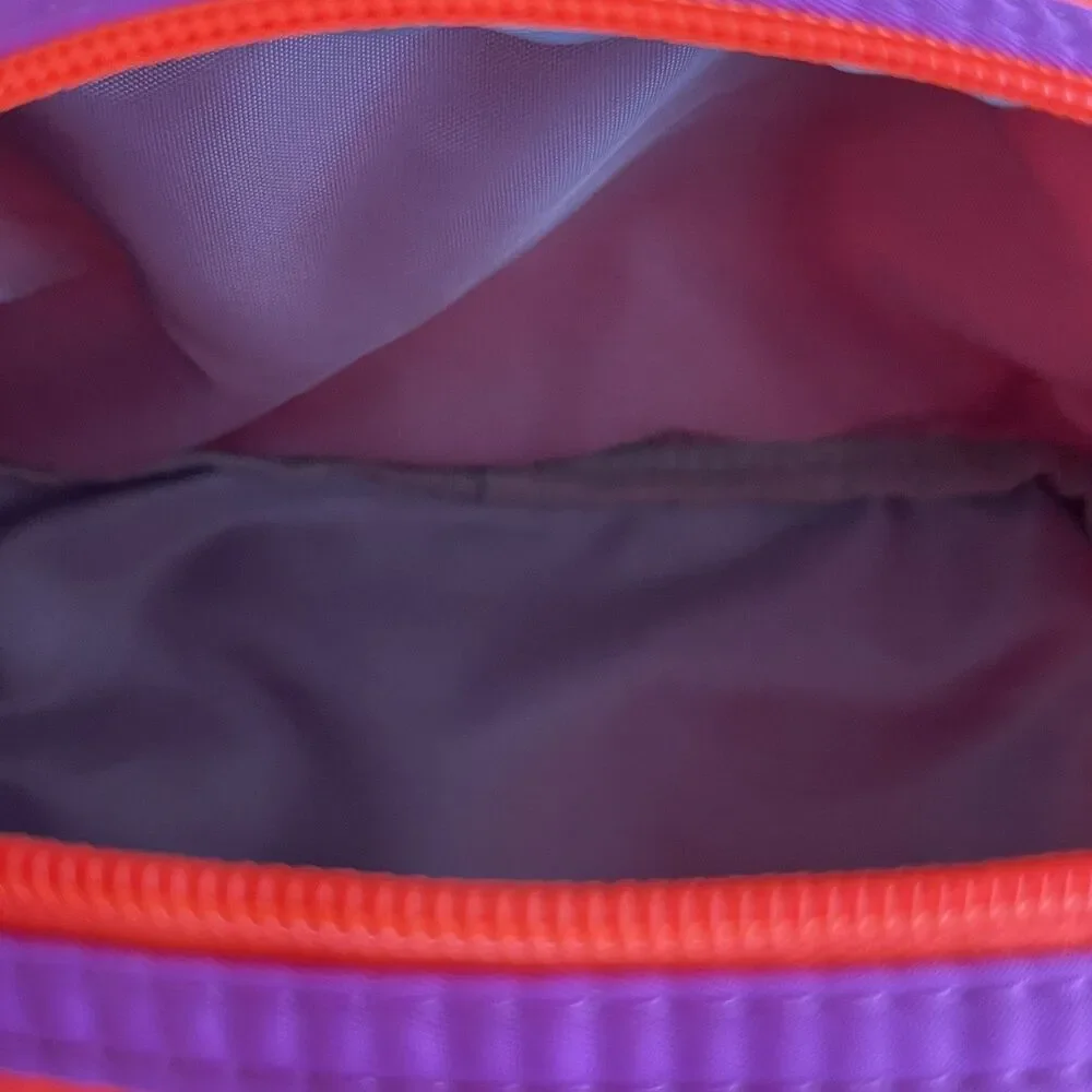 Foldable Toiletry Bag Bright Orange Travel Cosmetic Bag New -NWT